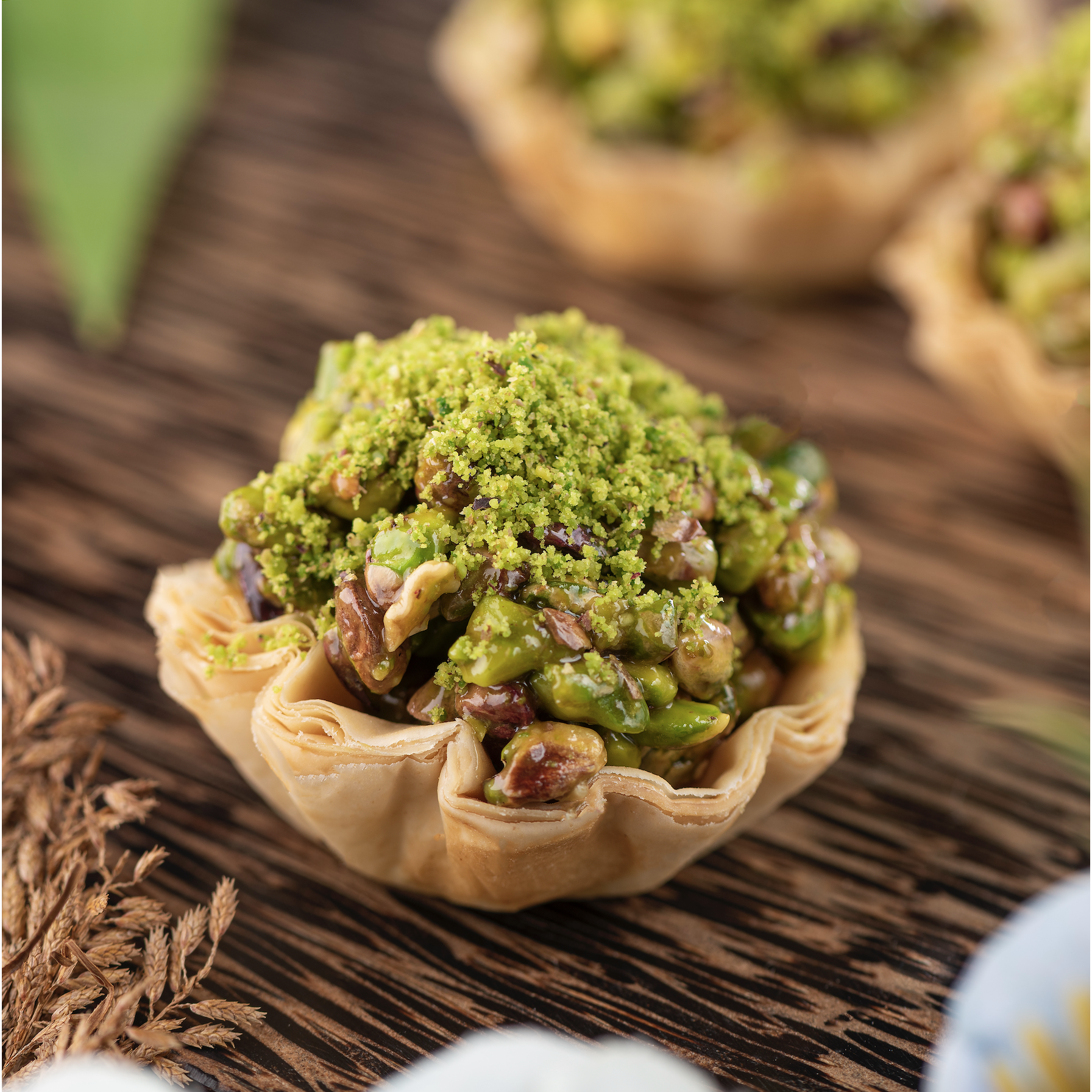 Pistachio tart Baklava