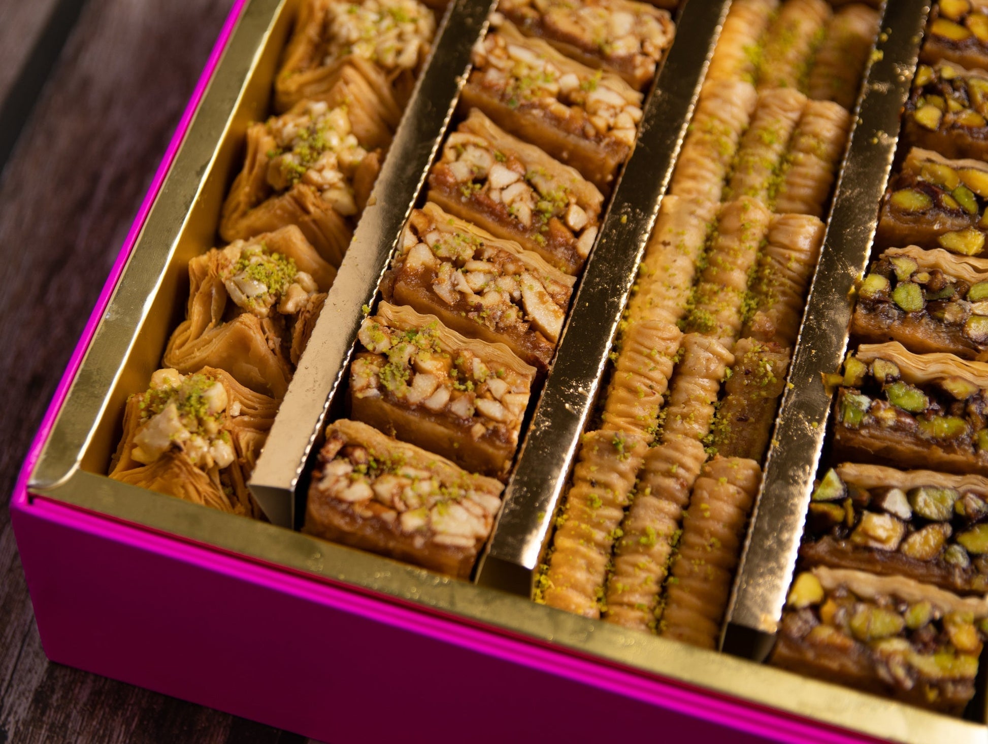 Baklava and dry fruits gift hamper - Lotus Luxe Gift Box- Premium Diwali gidting - THE BAKLAVA BOX