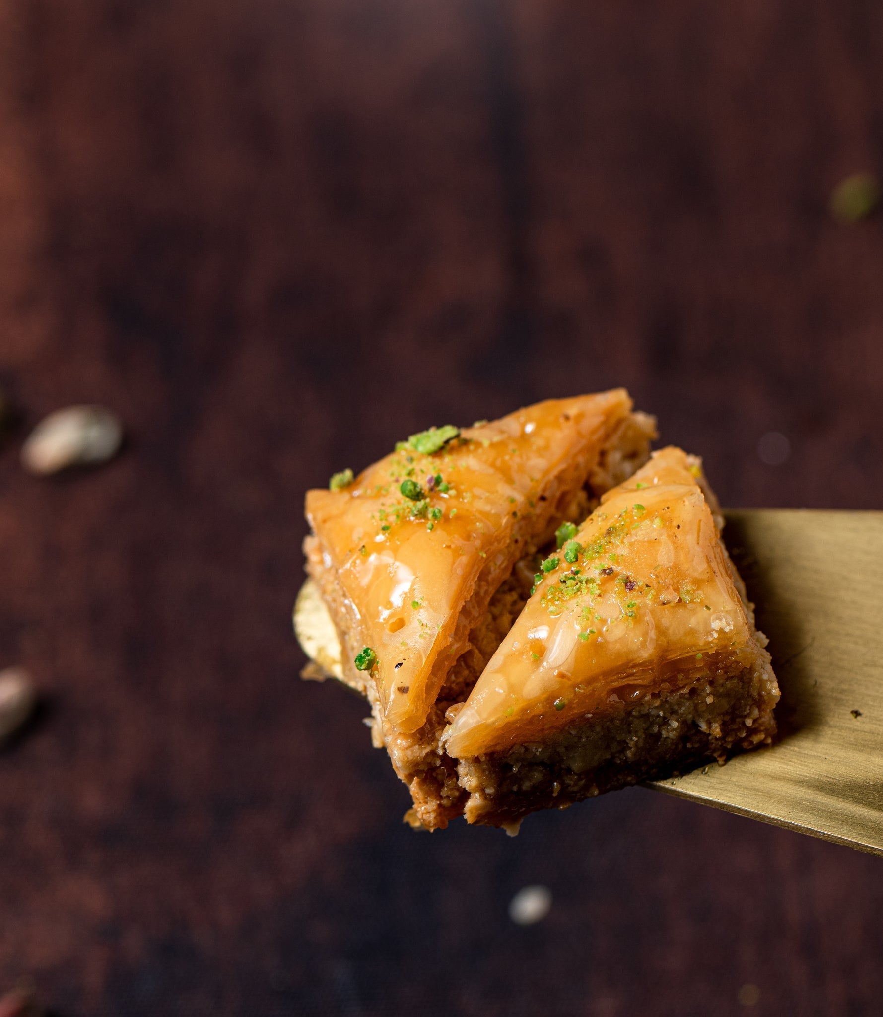 Baklava Pistachio Triangle - THE BAKLAVA BOX