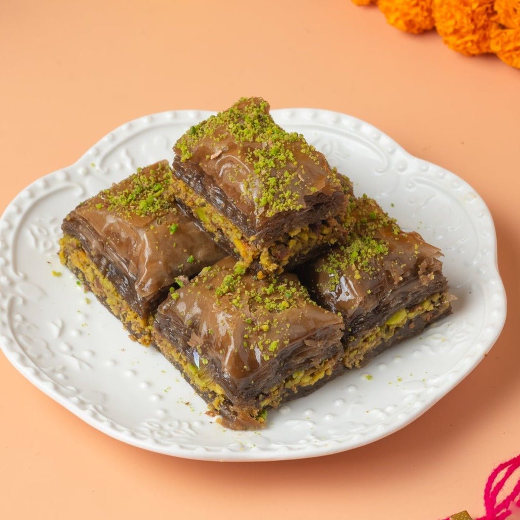 Chocolate Baklava with Rakhi - THE BAKLAVA BOX