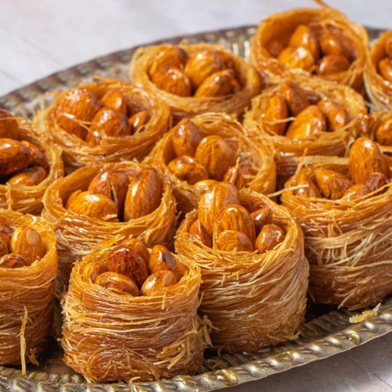 Oshe Bul Bul Almond baklava (Nest baklava) - THE BAKLAVA BOX